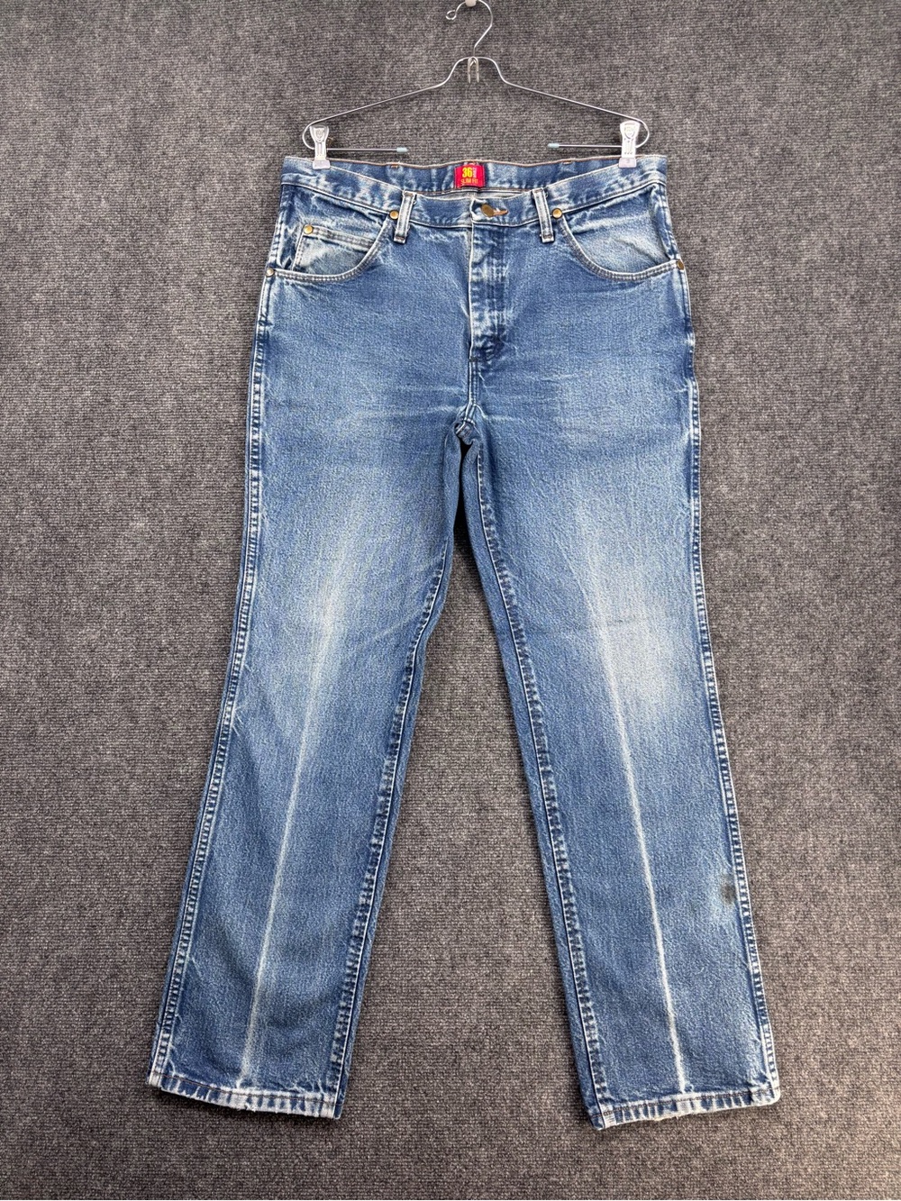 Wrangler Cowboy Cut Slim Fit 36MWZ Retro Boot Cut Jeans Men’s 34X30*